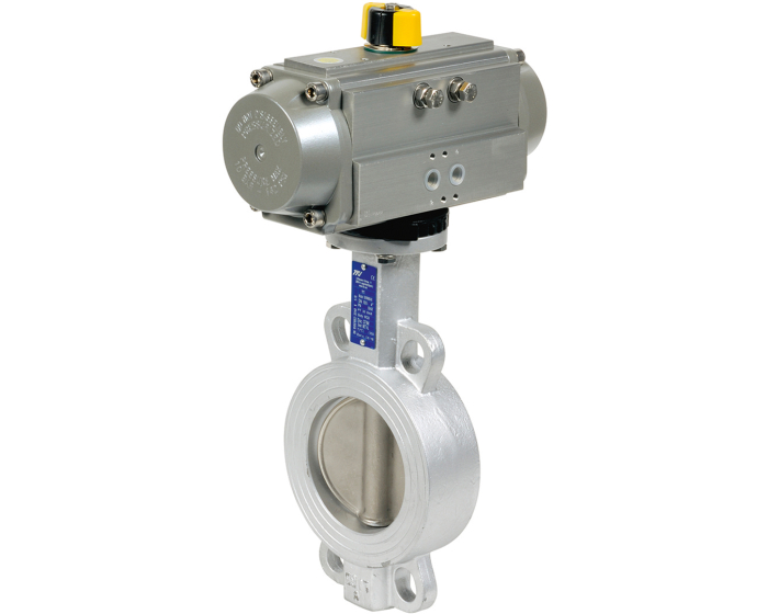 Carbon steel butterfly valve 1111 + RE/RES pneumatic actuator